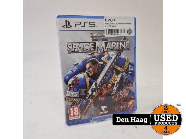 Warhammer 40.000 Space Marine II | PS5 Game, Sony, Zo goed als nieuw, Support@sony.com, 1-7-1 Konan, Minato-ku
Tokyo 108-0075
Japan