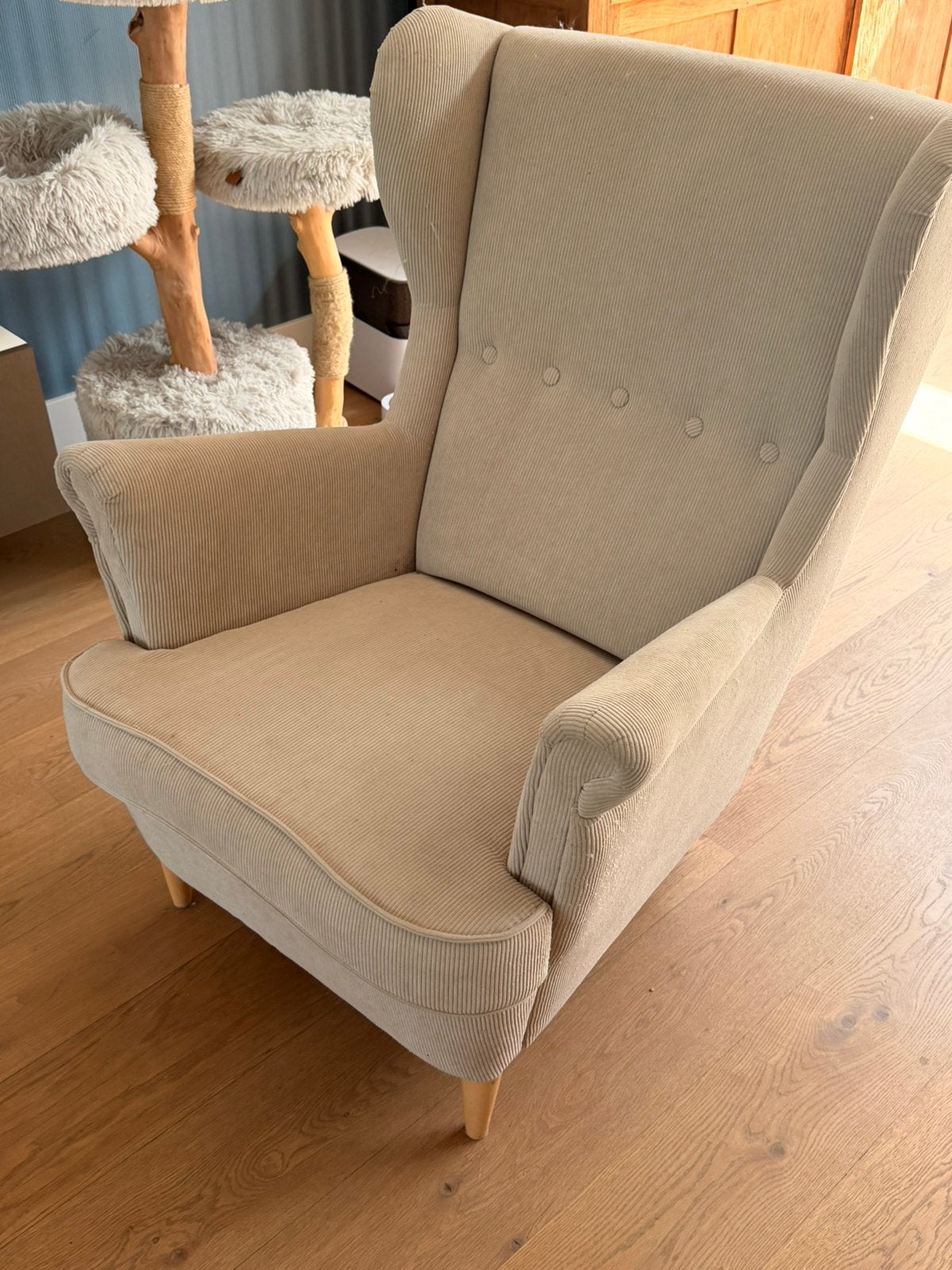 IKEA fauteuil, Huis en Inrichting, Fauteuils, Ophalen, Gebruikt, 75 tot 100 cm, Stof