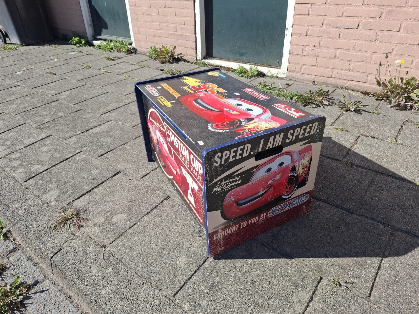 Disney cars opberg bak, Ophalen, Gebruikt, Jongen
