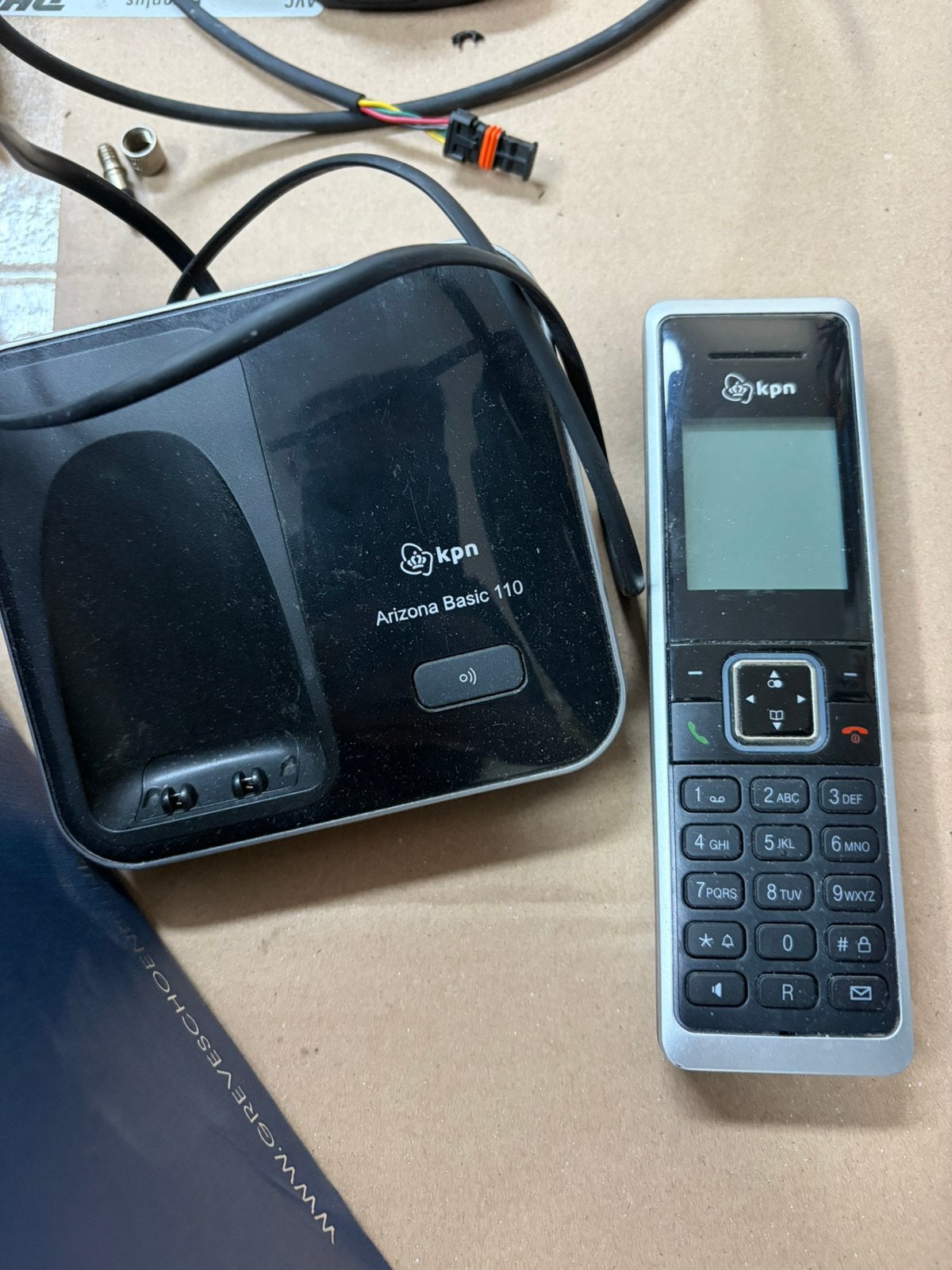 Telefoonset arizona basic, Telecommunicatie, Ophalen, Zo goed als nieuw, Zwart