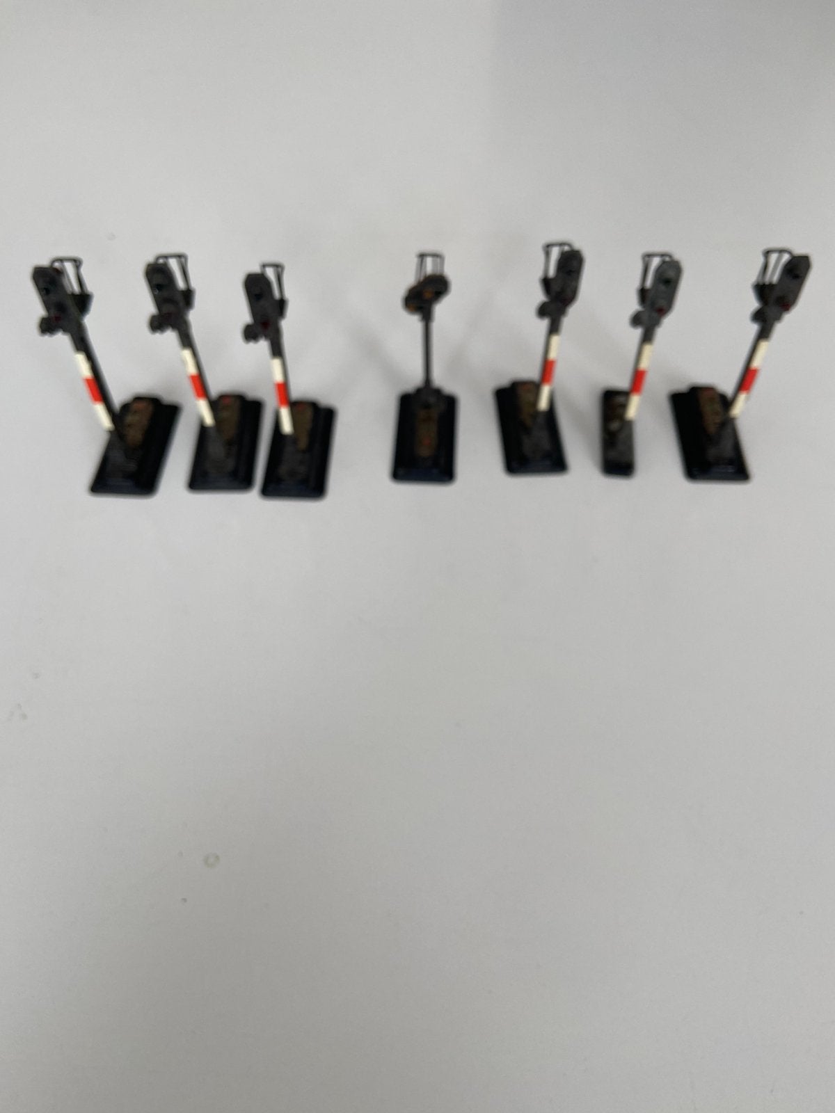 7 seinpalen Fleischmann, Gebruikt, Gelijkstroom, Fleischmann, Rails