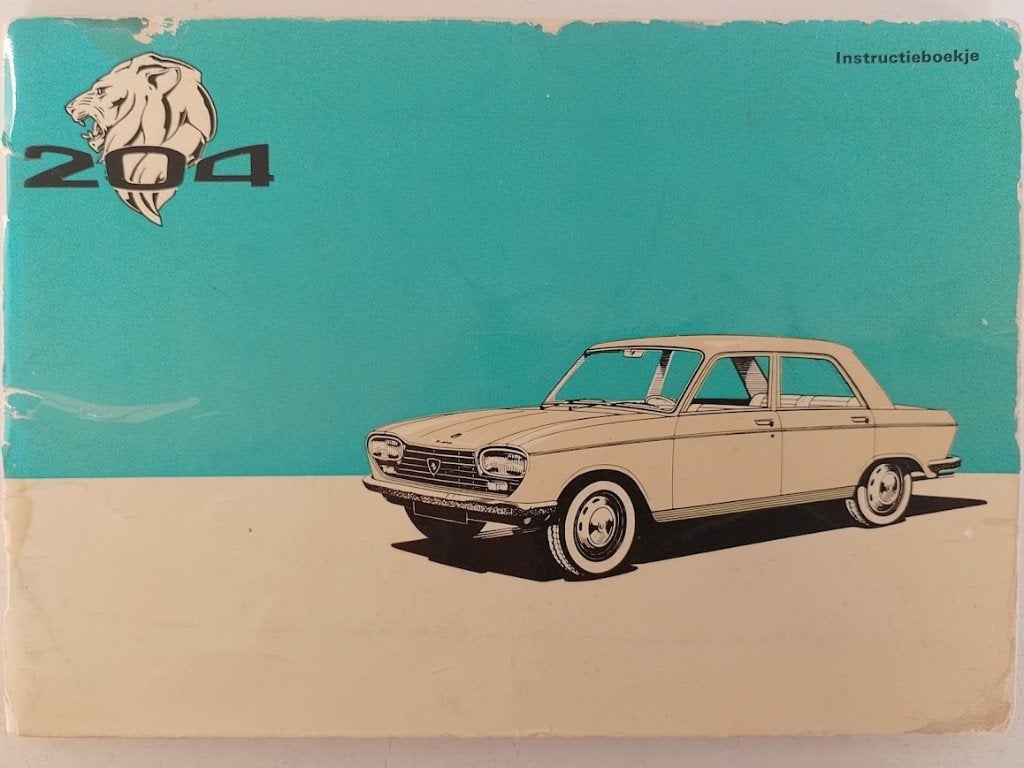 Peugeot 204 handleiding instructieboek, Auto diversen, Handleidingen en Instructieboekjes, Ophalen of Verzenden