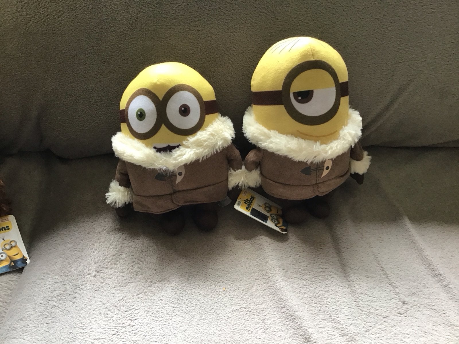 Minions knuffels - 2 stuks - nieuw, Overige merken, Overige typen, Ophalen of Verzenden, Zo goed als nieuw