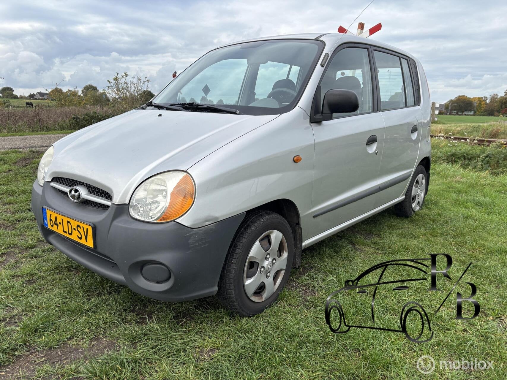 Hyundai Atos 1.0i GLS AUTOMAAT ZEER ZUINIG APK, Stof, Gebruikt, 4 cilinders, Atos