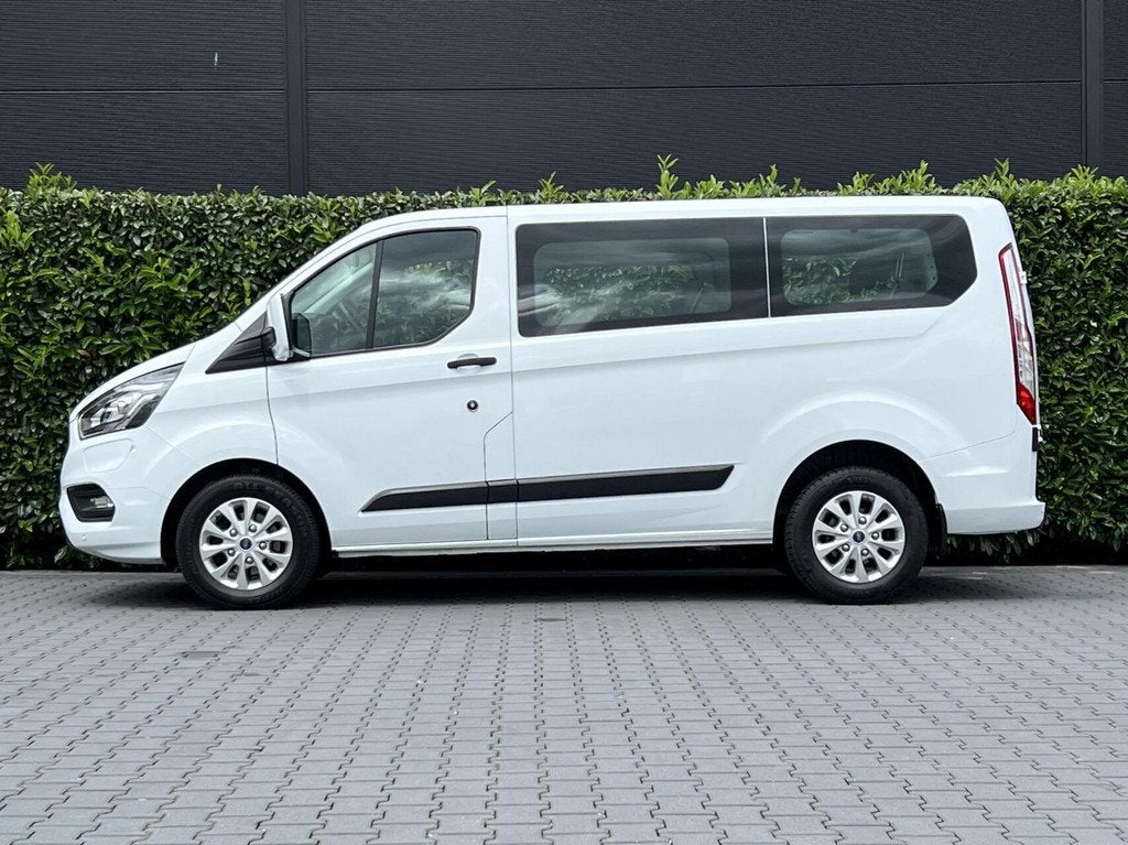 Ford Transit Custom Combi 320 1.0 EcoBoost L1H1 PHEV Trend,, Auto's, Gebruikt, Euro 6, Overige carrosserieën, Wit