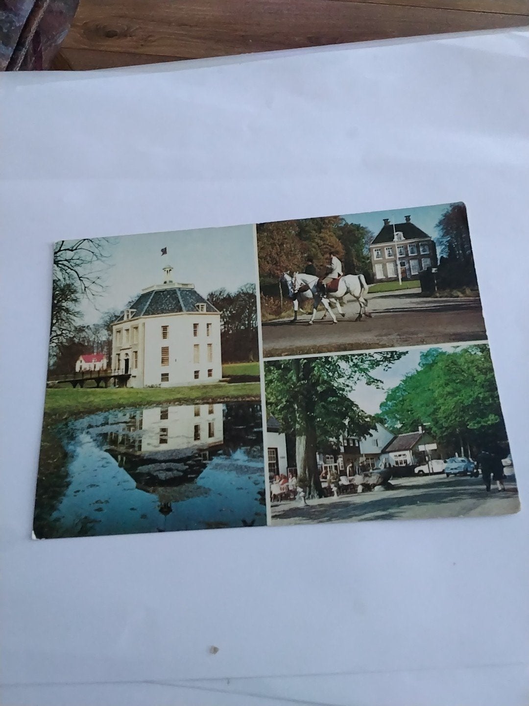 Oude ansichtkaart met diverse beelden van LAGE VUURSCHE, Ophalen of Verzenden, 1960 tot 1980, Ongelopen, Drenthe