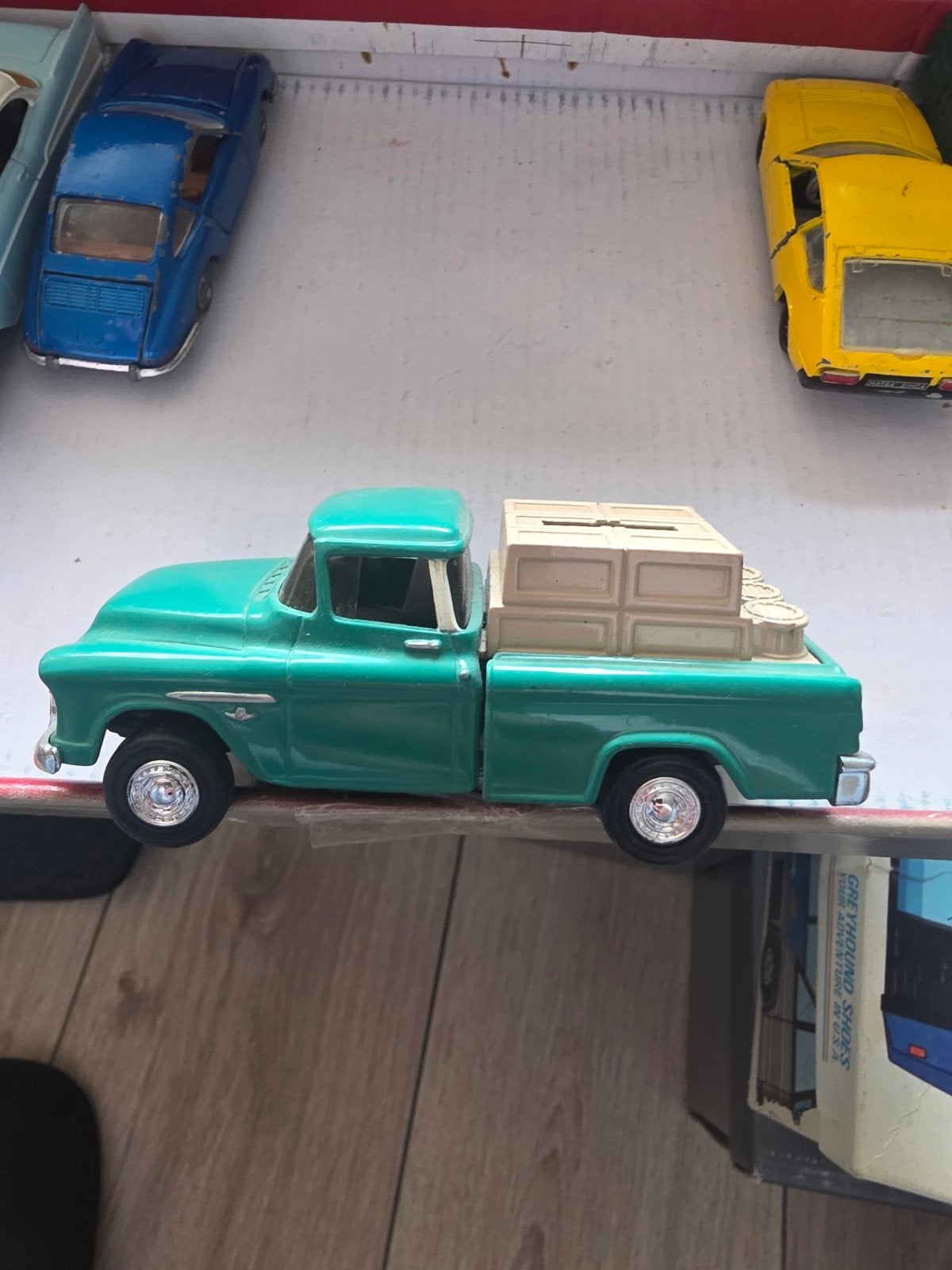 ERTL Chevrolet Pick-up Truck 1:32 - Groen, Hobby en Vrije tijd, Modelbouw | Auto's en Voertuigen, Overige merken, Gebruikt, 1:32 tot 1:50