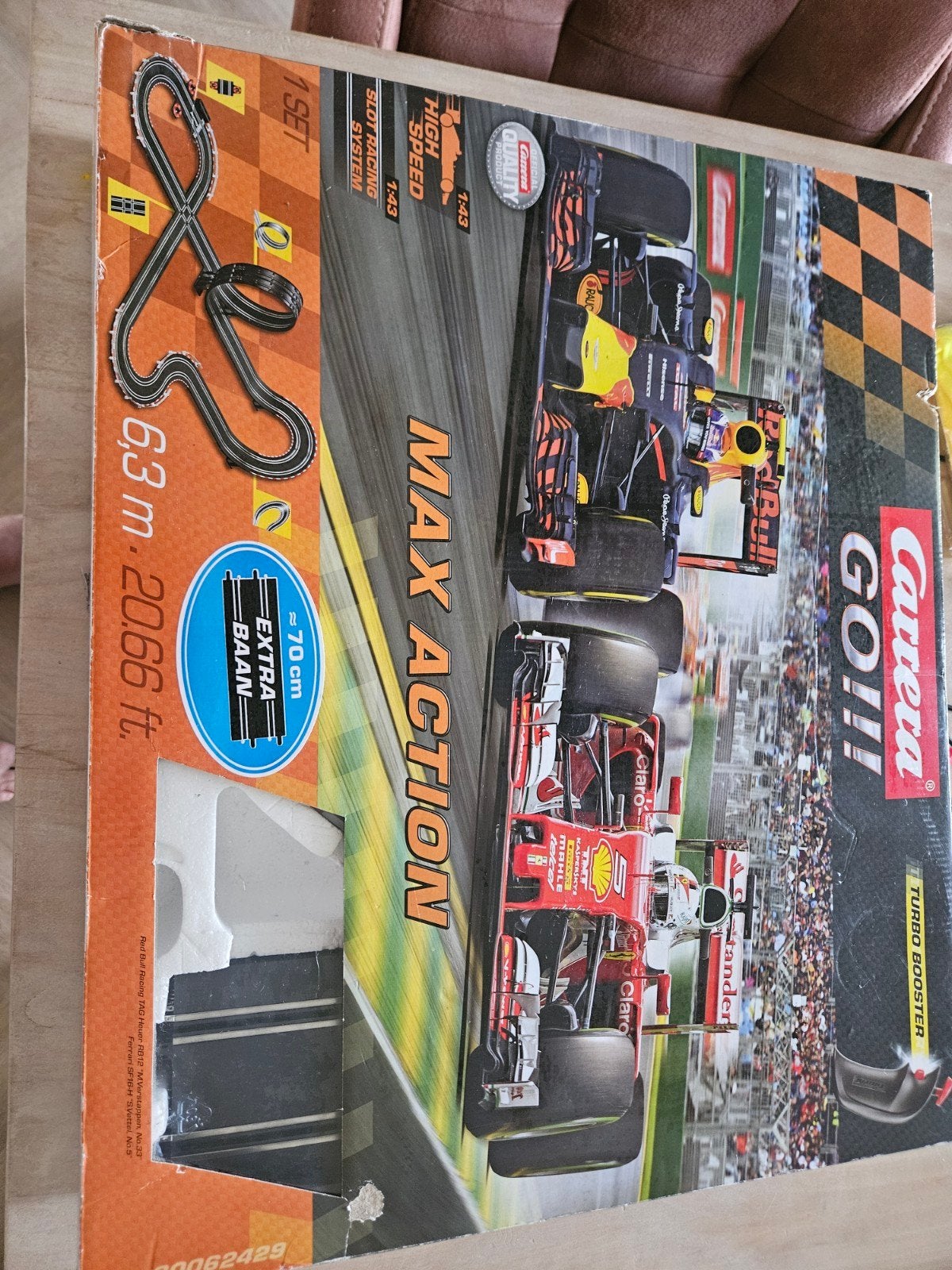 Carrera Racebaan GO!! 6,3 meter baanlengte, Ophalen, Carrera, Met looping, Elektrisch