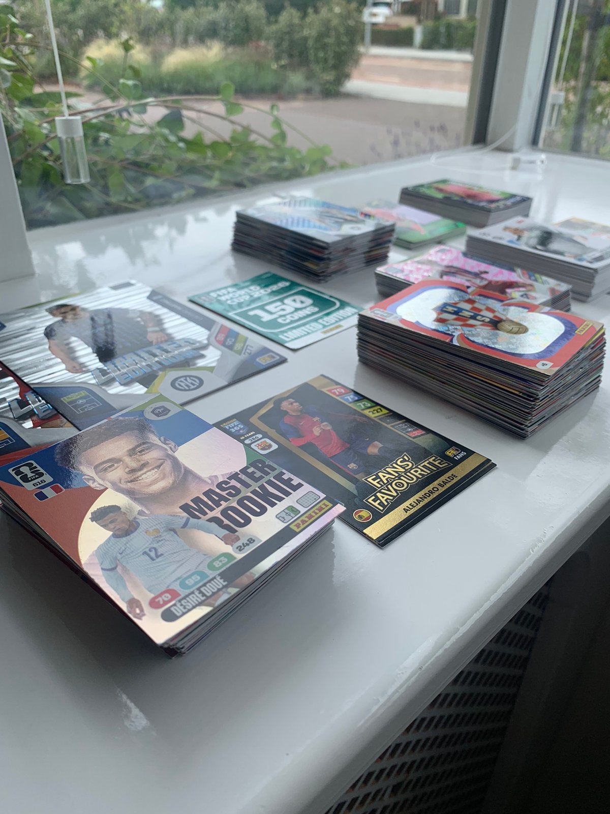 +300 voetbalkaarten panini, Verzenden, Zo goed als nieuw, Meerdere kaarten