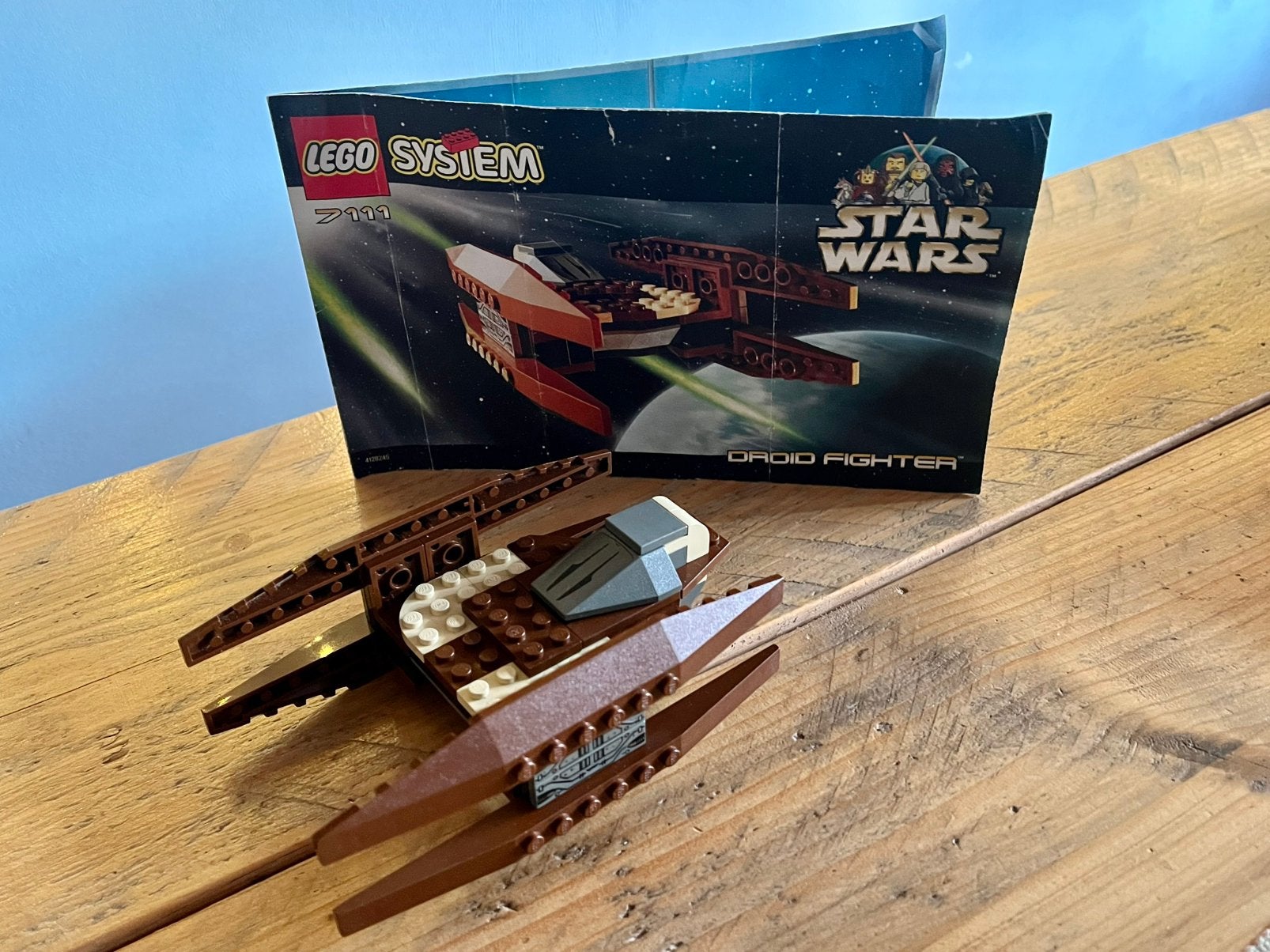 Star Wars Lego 7111 Droid Fighter, Ophalen of Verzenden, Gebruikt, Actiefiguurtje