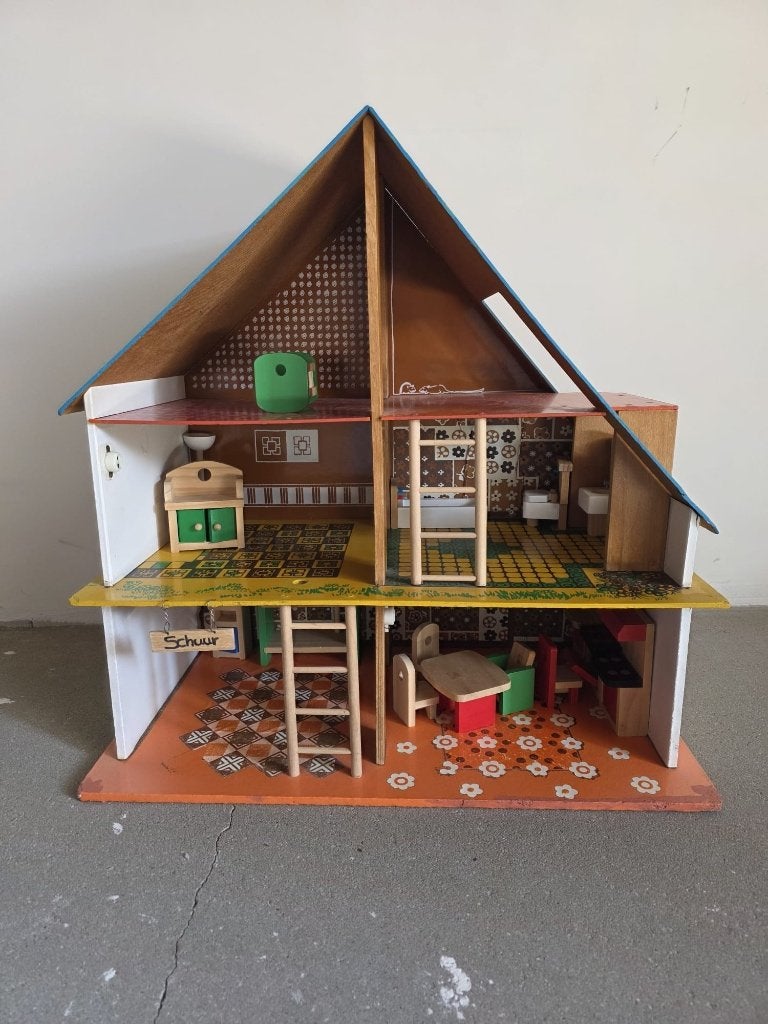 Poppenhuis, Kinderen en Baby's, Ophalen, Gebruikt, Poppenhuis