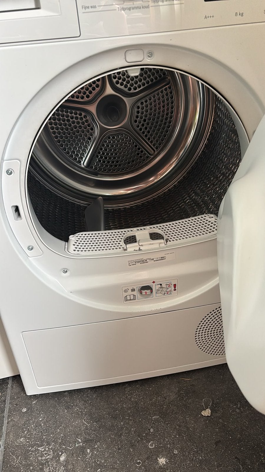 Bosch Serie 6 WTW85470NL Warmtepompdroger A+++ 8kg, Ophalen, Gebruikt, Overige typen, 8 tot 10 kg