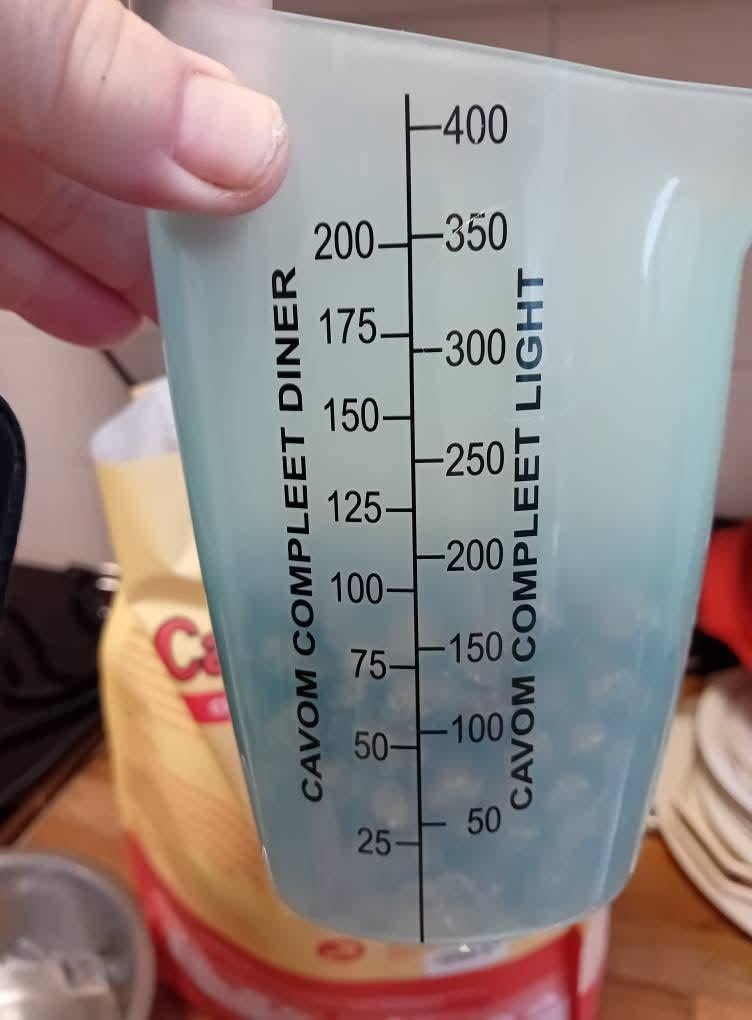 Maatbeker Cavom voor dierenvoer, Dieren en Toebehoren, Dierenvoeding, Ophalen of Verzenden, Hond