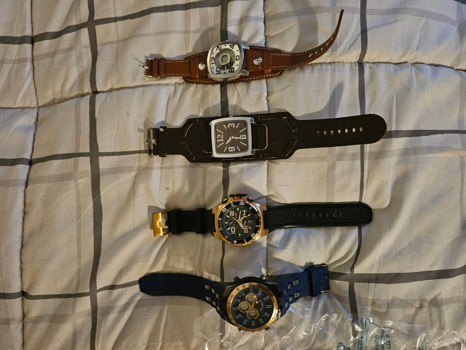 Diverse collectie heren polshorloges, Verzenden, Gebruikt, Overige merken