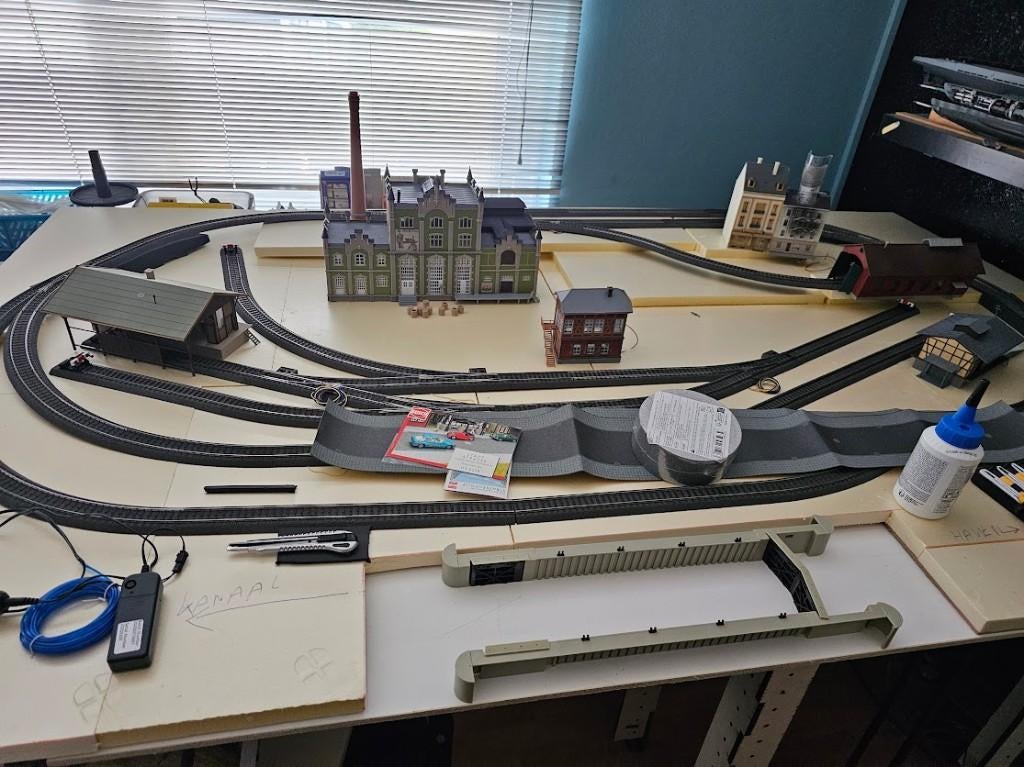 Treinbaan, Hobby en Vrije tijd, Ophalen, Treinset, Gelijkstroom of Wisselstroom, Nieuw