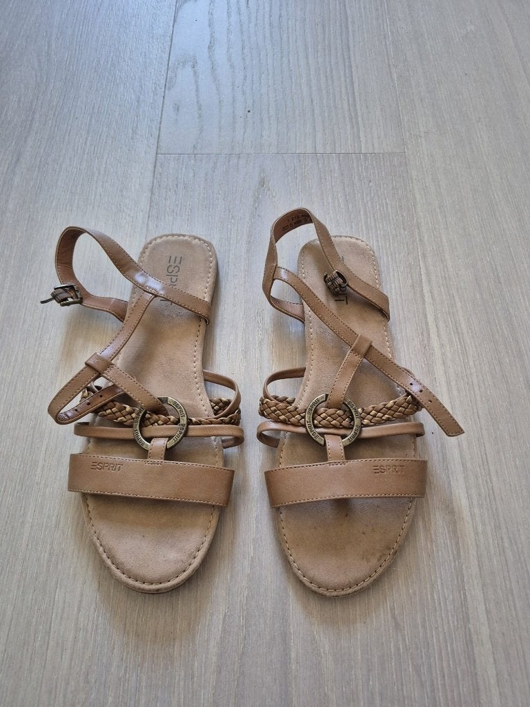 Z.g.a.n. Esprit sandalen, Overige kleuren, Zo goed als nieuw, ESPRIT., Sandalen of Muiltjes