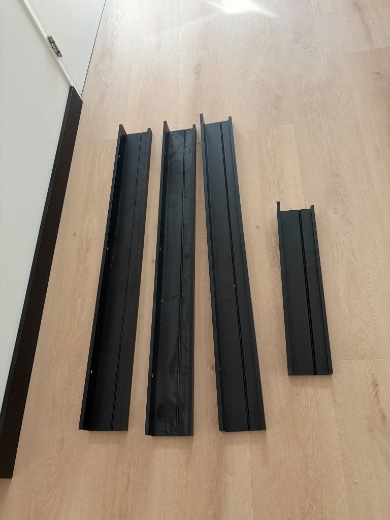 IKEA Mosslanda schapjes zwart 4x, Ophalen, Gebruikt