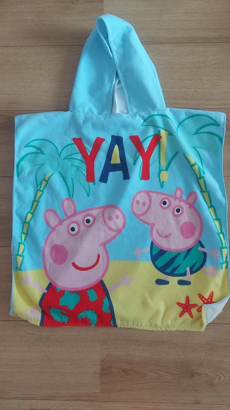Peppa Pig Poncho Handdoek, Ophalen of Verzenden, Zo goed als nieuw, Peppa Pig, Jongetje of Meisje