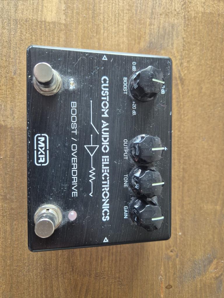 MXR boost / overdrive, Muziek en Instrumenten, Effecten, Ophalen of Verzenden, Gebruikt, Distortion, Overdrive of Fuzz