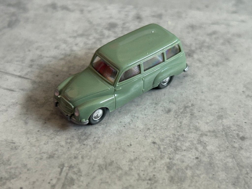 Wiking 1:87 Auto Union DKW  1000 universal groen, Ophalen of Verzenden, Zo goed als nieuw, Auto, Wiking