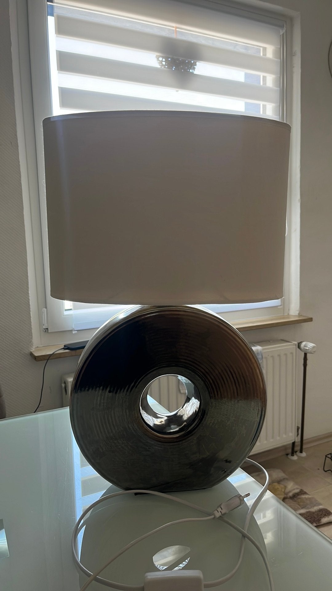 Lamp, Ophalen of Verzenden, Zo goed als nieuw, Rond
