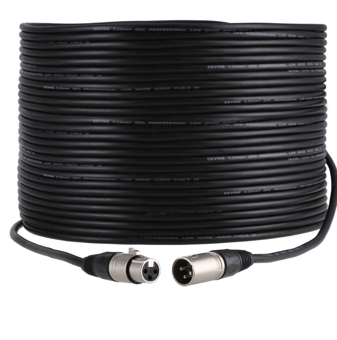 Devine MIC100/20 XLR microfoon- en signaalkabel 20 meter, Audio, Tv en Foto, Ophalen, Zo goed als nieuw, 10 meter of meer, Interlink-kabel