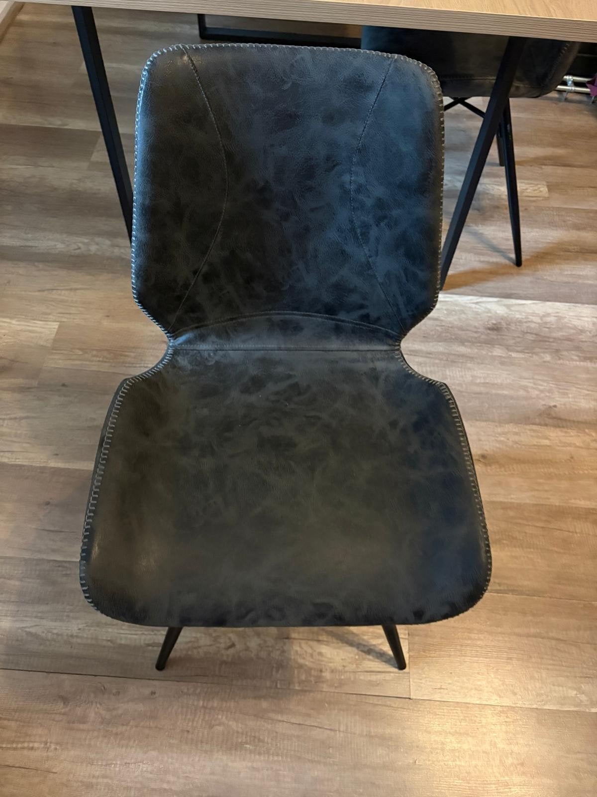 Eetkamerstoelen antraciet, Ophalen, Grijs