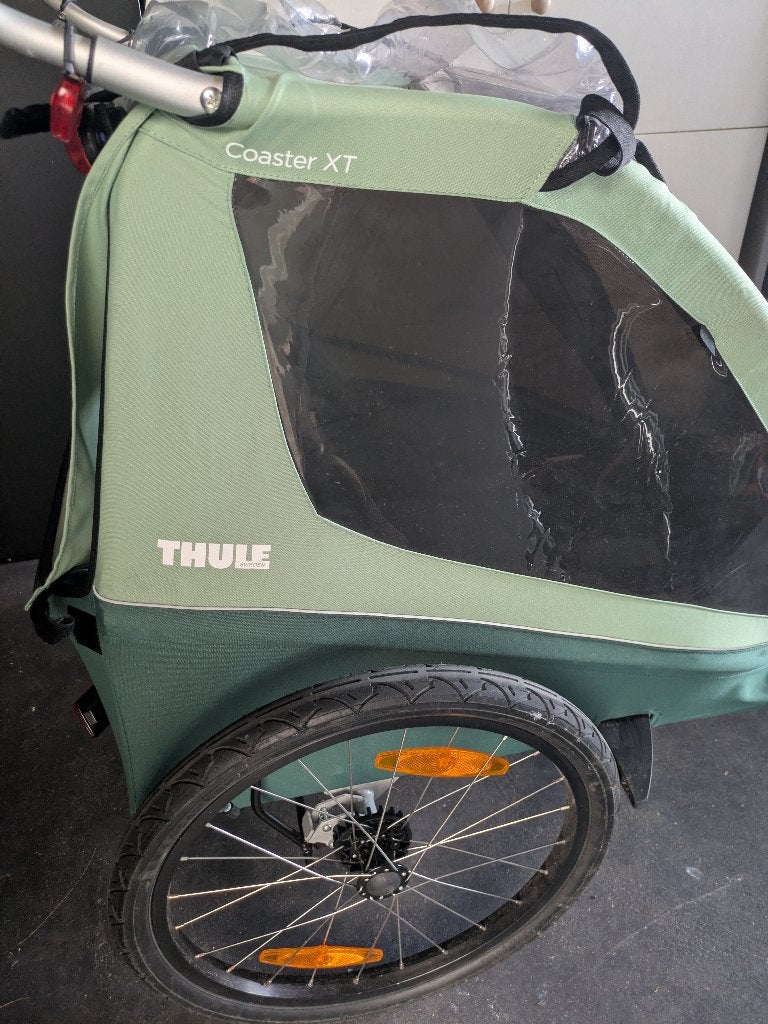 Thule coaster xt fietskar. Het vervoersmiddel voor 2 kids, Ophalen, Zo goed als nieuw, 40 tot 60 kg, Thule