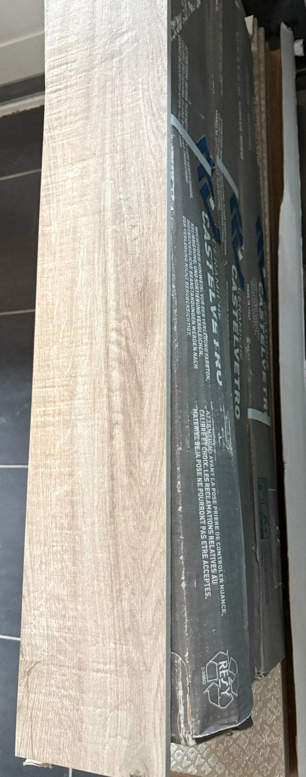 Castelvetro Houtlook Keramische Tegels - 5,75 m², Ophalen, 60 cm of meer, Keramiek, Nieuw