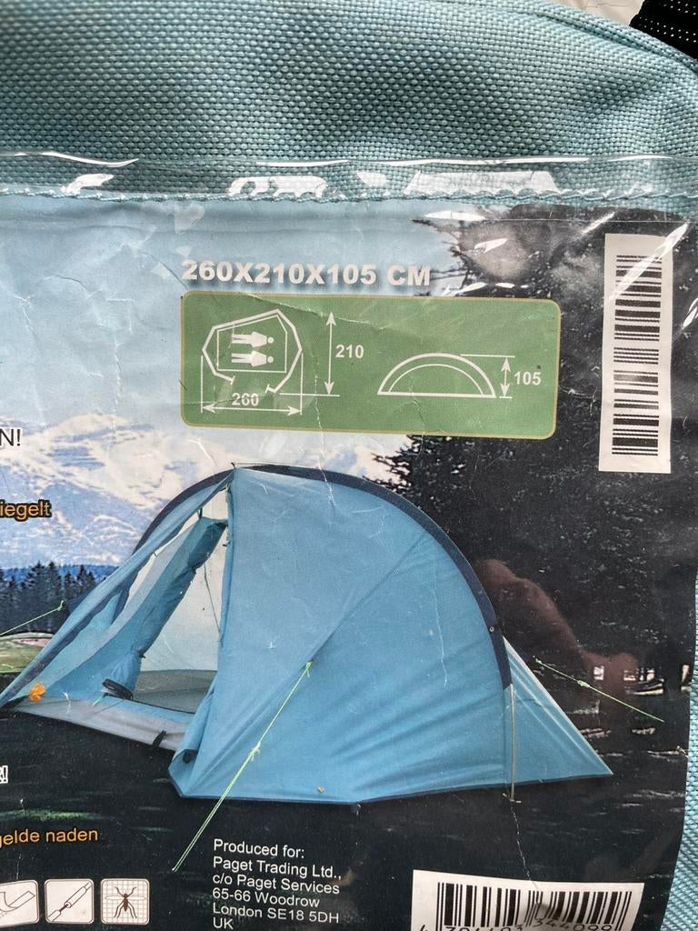 2 personen koepeltentje, festival tent, Caravans en Kamperen, Tenten, Ophalen of Verzenden, Gebruikt, Tot en met 2