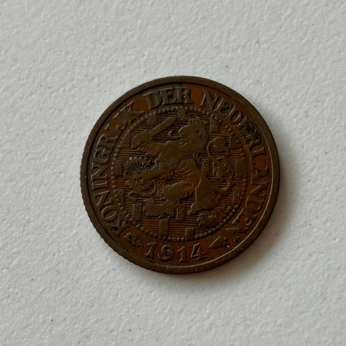 Nederland 1 cent 1914, Verzenden, Koningin Wilhelmina