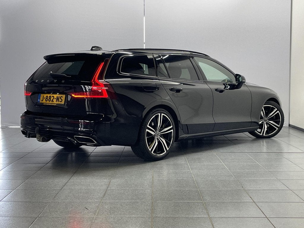 Volvo V60 2.0 B3 R-Design Automaat Origineel Nederlands, Ele, Auto's, Volvo, Euro 6, 4 cilinders, 1969 cc, Leder en Stof