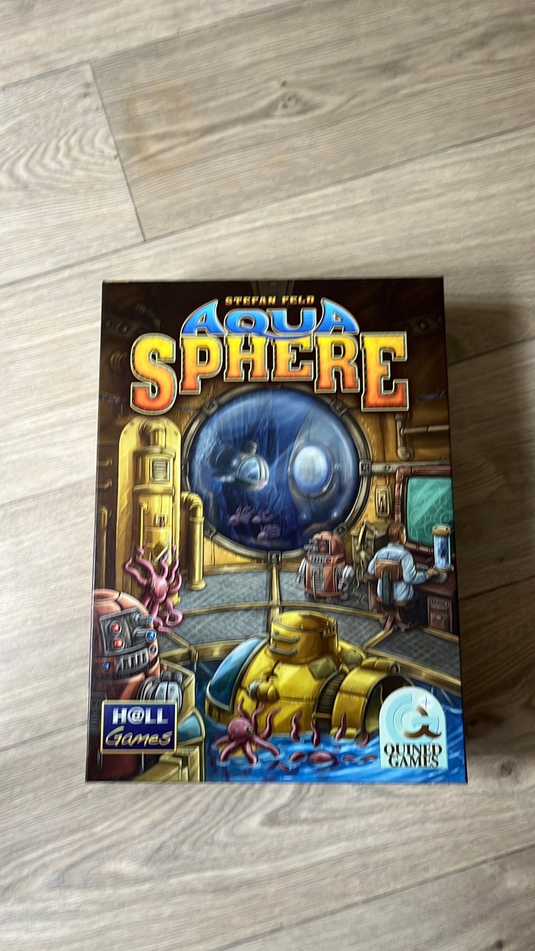 Bordspel aquasphere, Hobby en Vrije tijd, Gezelschapsspellen | Bordspellen, Ophalen of Verzenden, Zo goed als nieuw