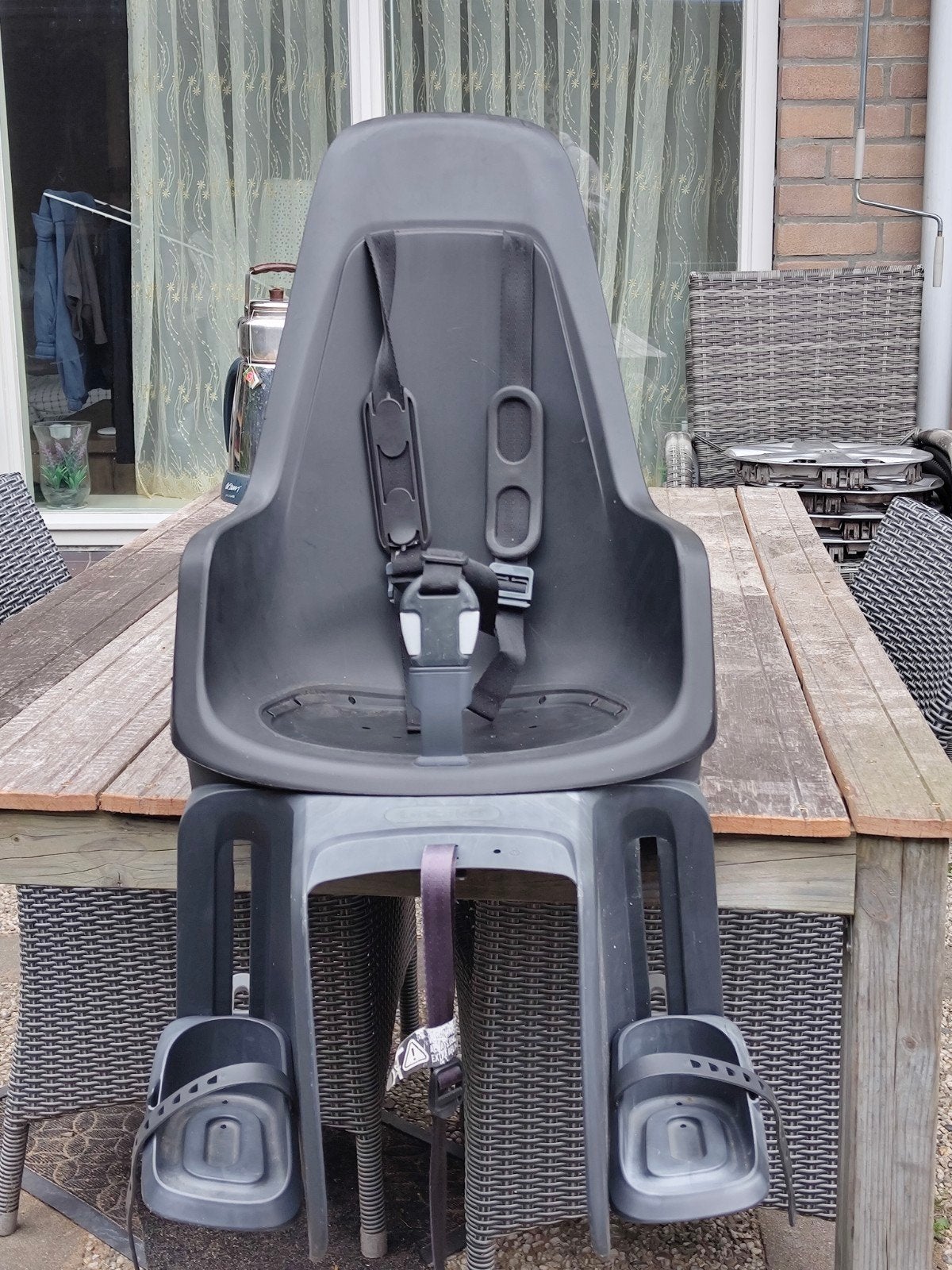 Bobike One Maxi Fietsstoeltje Achter BD - Urban Black, Ophalen of Verzenden