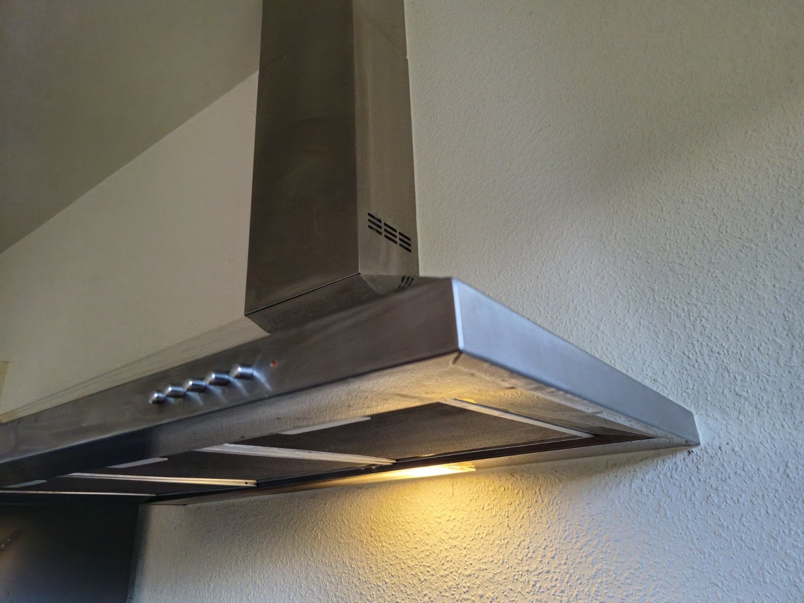 Afzuigkap afzuiger keuken koken Italian flame gas, Ophalen of Verzenden, Gebruikt, Wandschouwkap