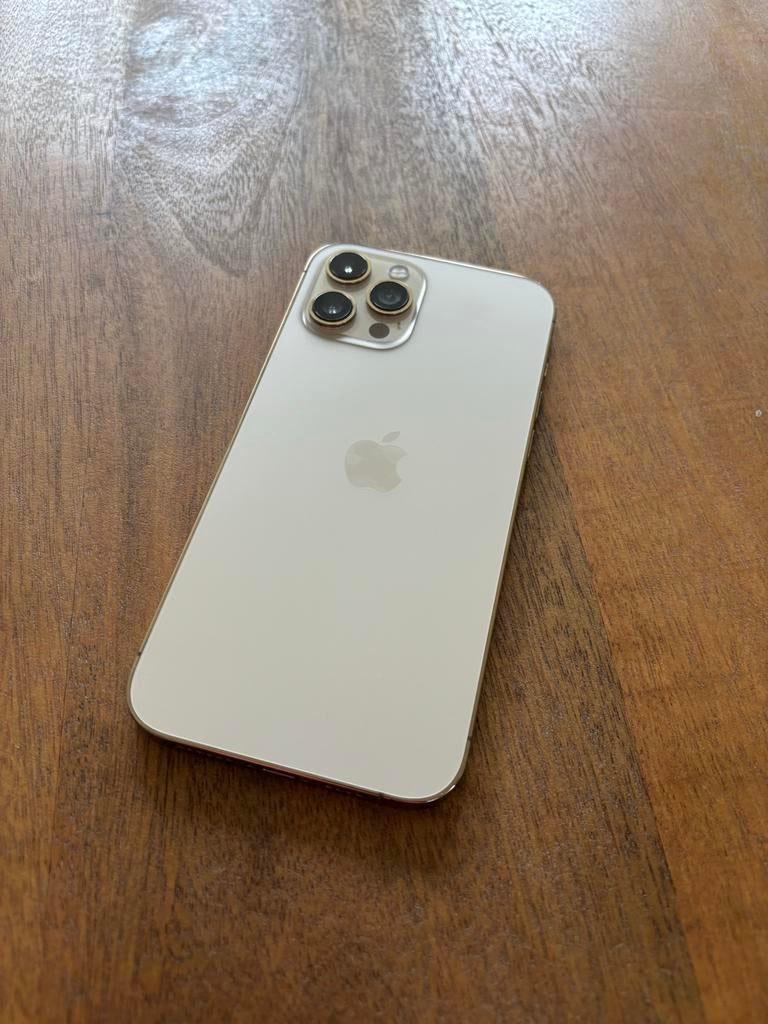 iPhone 12 Pro Max 128 GB - Goud, Telecommunicatie, Mobiele telefoons | Apple iPhone, Goud, 128 GB, Gebruikt, IPhone 12 Pro Max