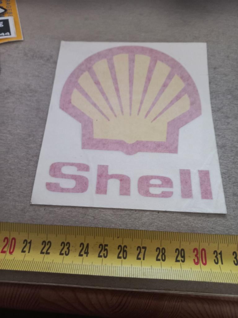 Shell logo, Verzamelen, Stickers, Ophalen of Verzenden, Zo goed als nieuw
