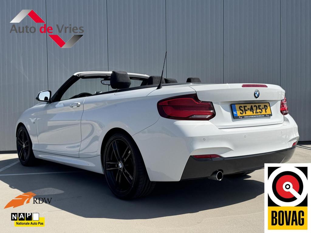 BMW 2-serie Cabrio 218i Executive M-Sport|Navi|NL-Auto, Auto's, BMW, Automaat, Gebruikt, Cabriolet, 4 stoelen