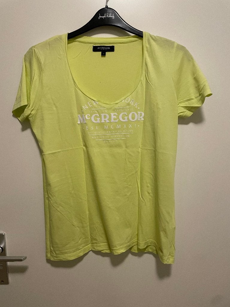 T-shirt lime McGregor maat L, Kleding | Dames, Maat 38/40 (M), McGregor, Ophalen of Verzenden, Zo goed als nieuw