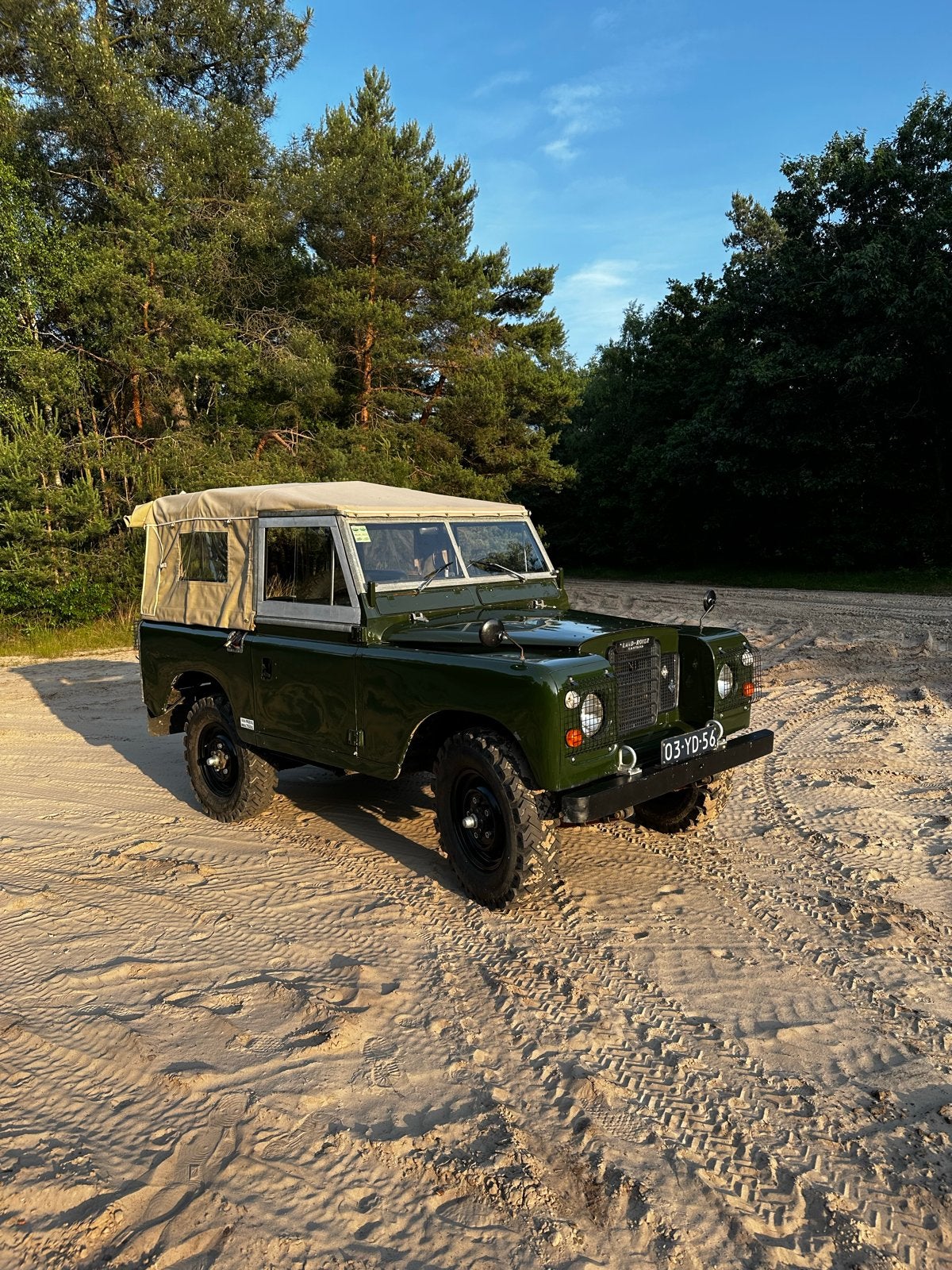 Landrover series 3 ‘88 1976, Zwart, 4 cilinders, Vierwielaandrijving, Particulier