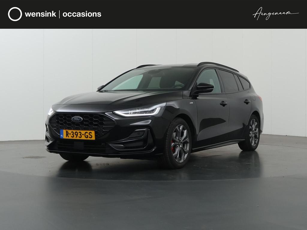 Ford Focus Wagon 1.0 EcoBoost Hybrid ST Line Style | Winterp, Gebruikt, Zwart, Origineel Nederlands, Handgeschakeld