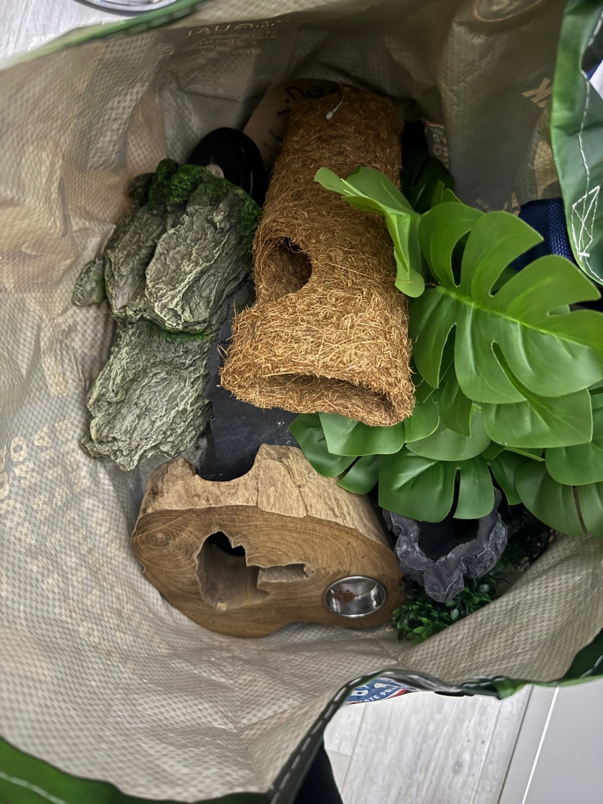 Lot terrarium spullen, Ophalen
