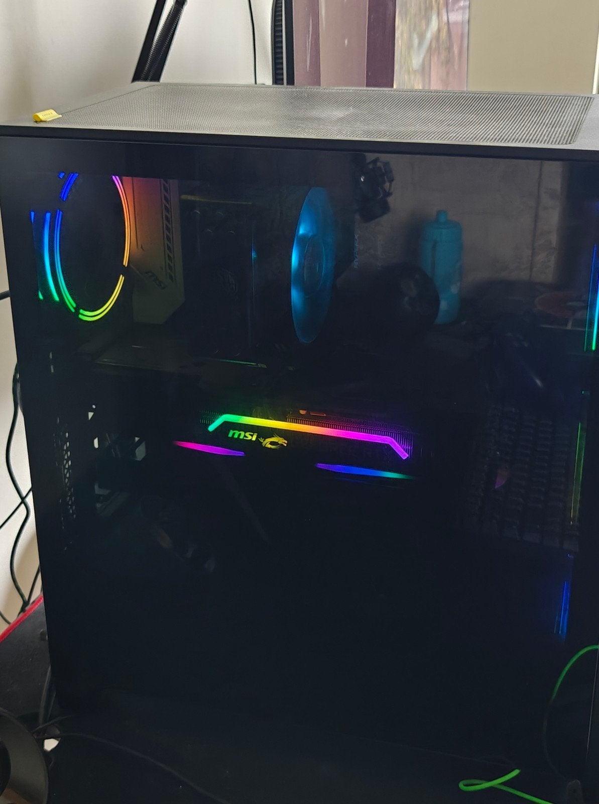Complete RGB Gaming Setup Ryzen 5600X, RTX 2080,LG 27" 200Hz, Ophalen of Verzenden, Zo goed als nieuw, Gaming, SSD