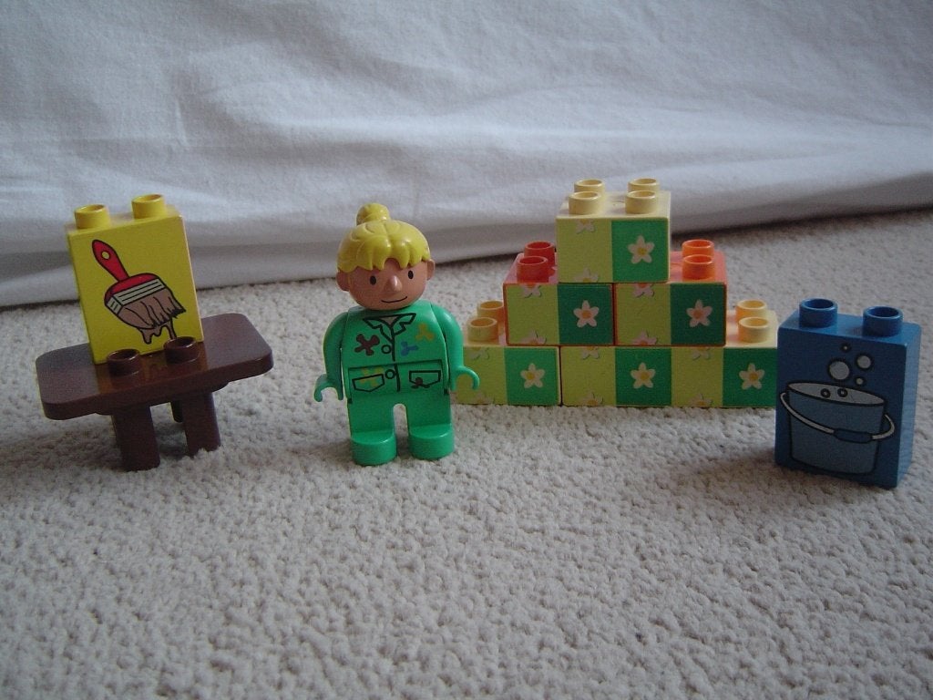 duplo set 3278 Wendy gaat behangen (Bob de Bouwer), Ophalen of Verzenden, Gebruikt, Duplo