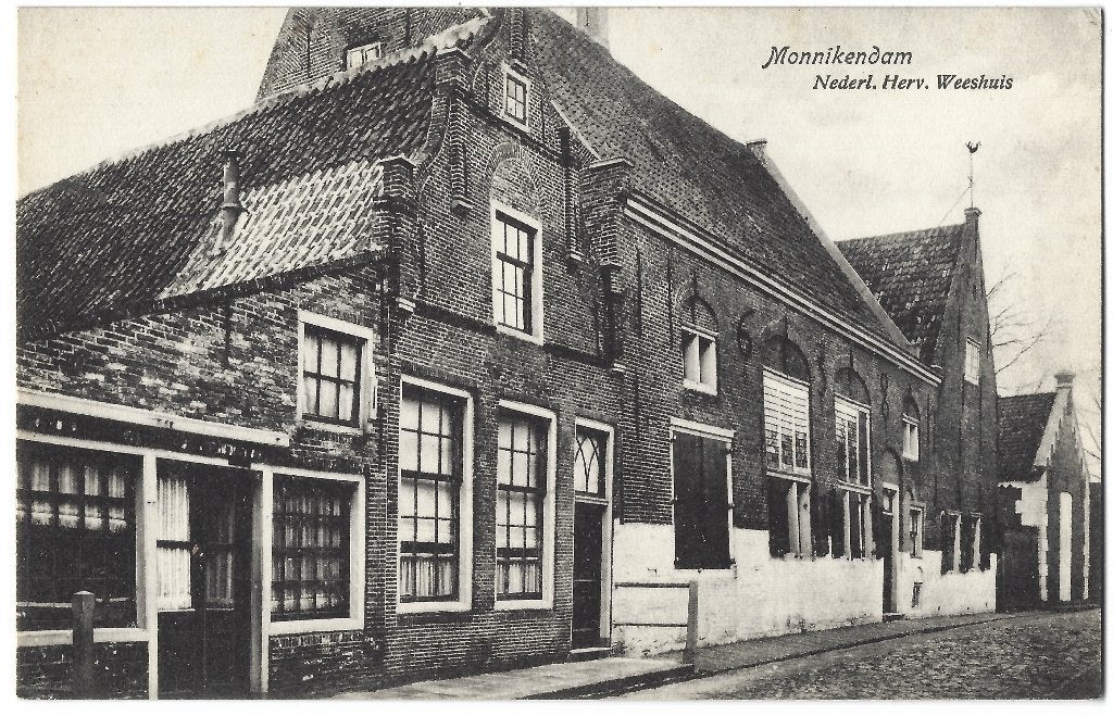 Monnickendam, Nederl. Herv. Weeshuis, Verzenden, Voor 1920, Ongelopen, Noord-Holland