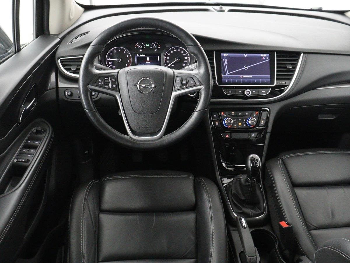 Opel Mokka X 1.4 Turbo Innovation | Schuifdak | Leder | Stoe, Auto's, Opel, Voorwielaandrijving, Gebruikt, Euro 6, Blauw