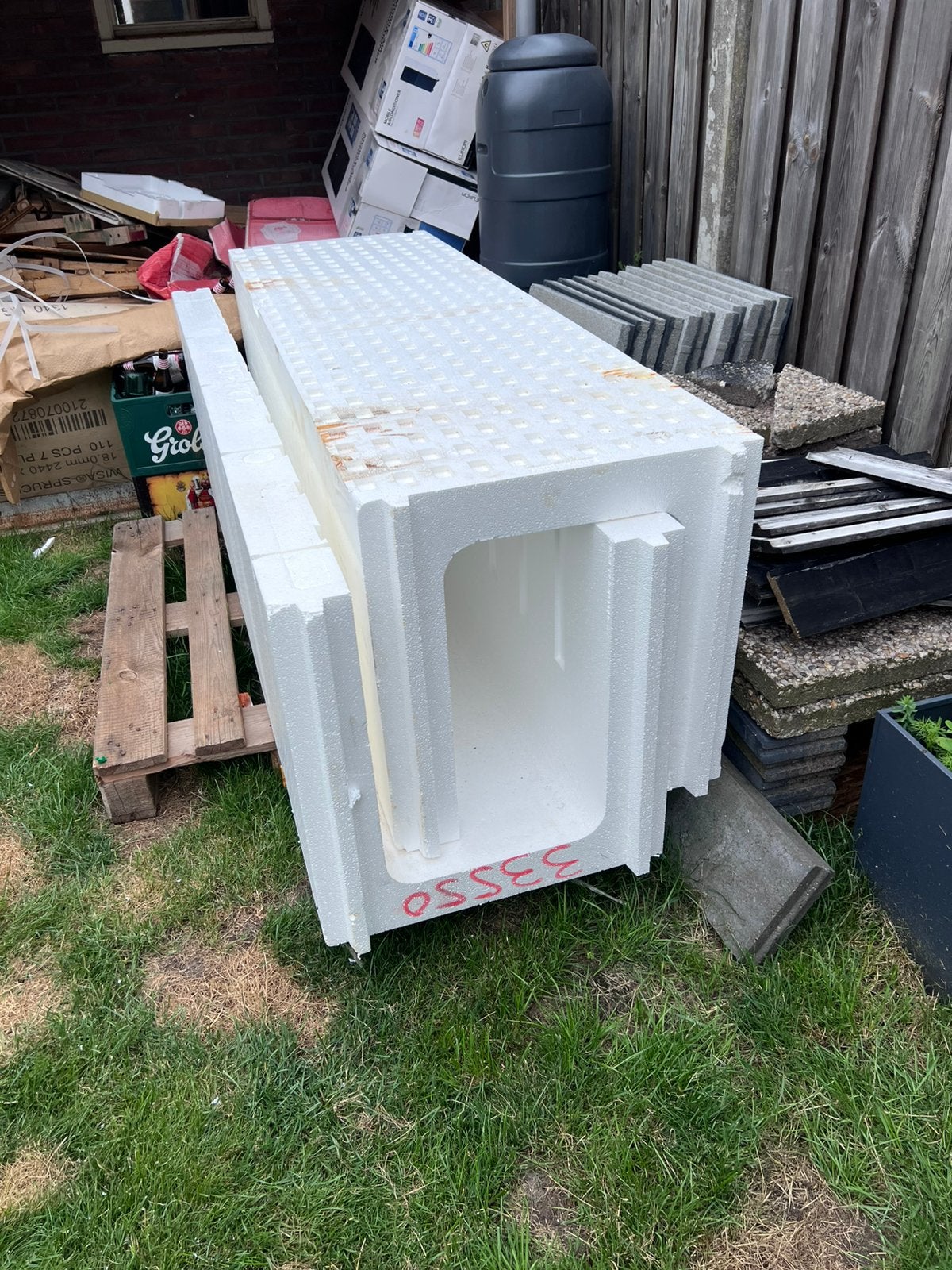 Vbi Funderingsbekisting 350x500mm lengte 1200mm, Doe-het-zelf en Verbouw, Ophalen, Overige materialen, Minder dan 4 cm, 15 m² of meer