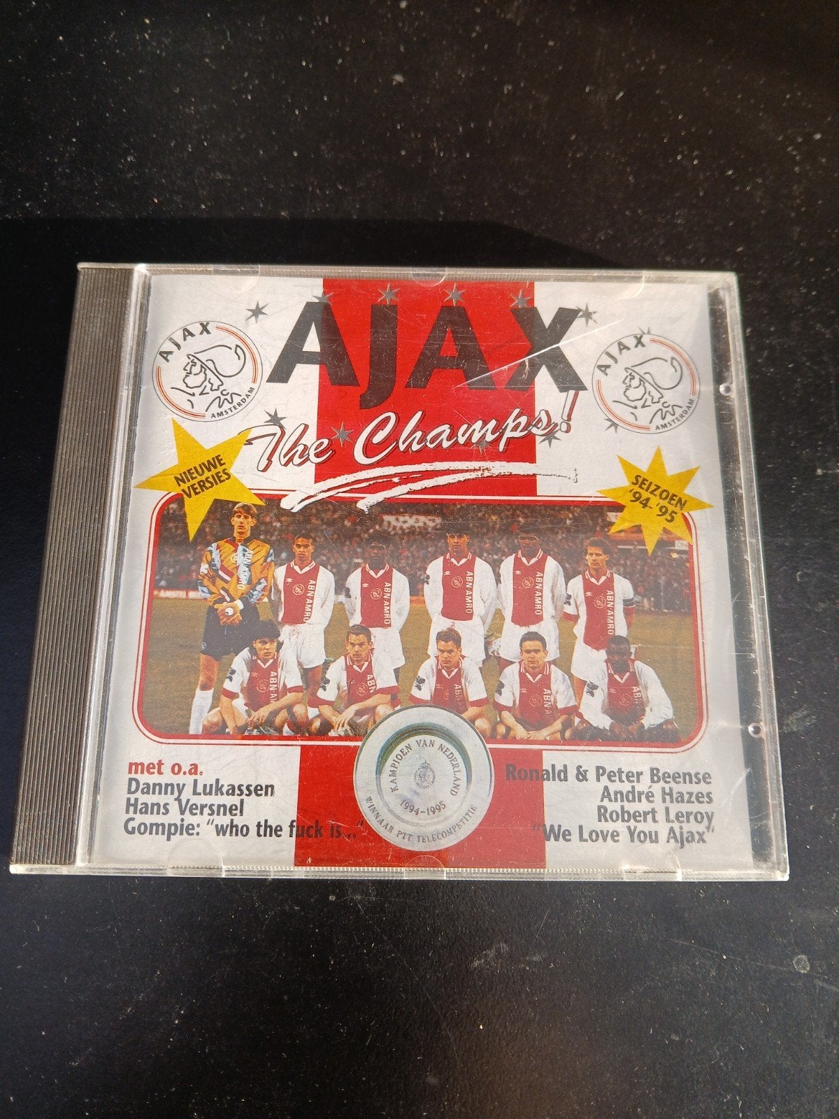 Ajax The Champs! CD - Seizoen 94-95, Gebruikt, Pop, Inclusief doosje, Ophalen of Verzenden