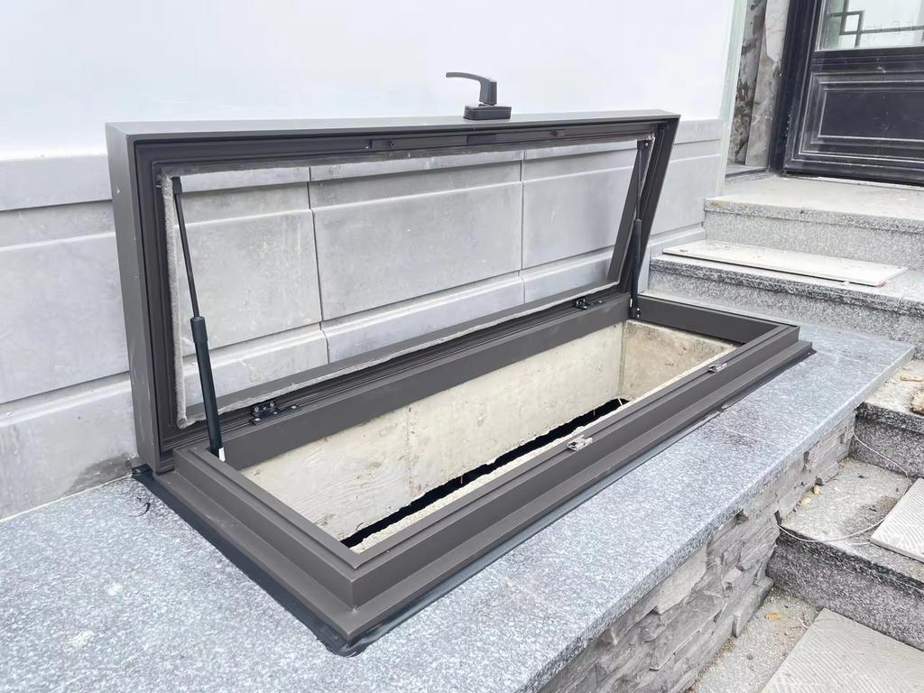 Nieuw HR++ Elektrisch Dakraam 240x100 Plat Dak Skylight 90, Ophalen, Dubbelglas, 80 tot 120 cm, Nieuw