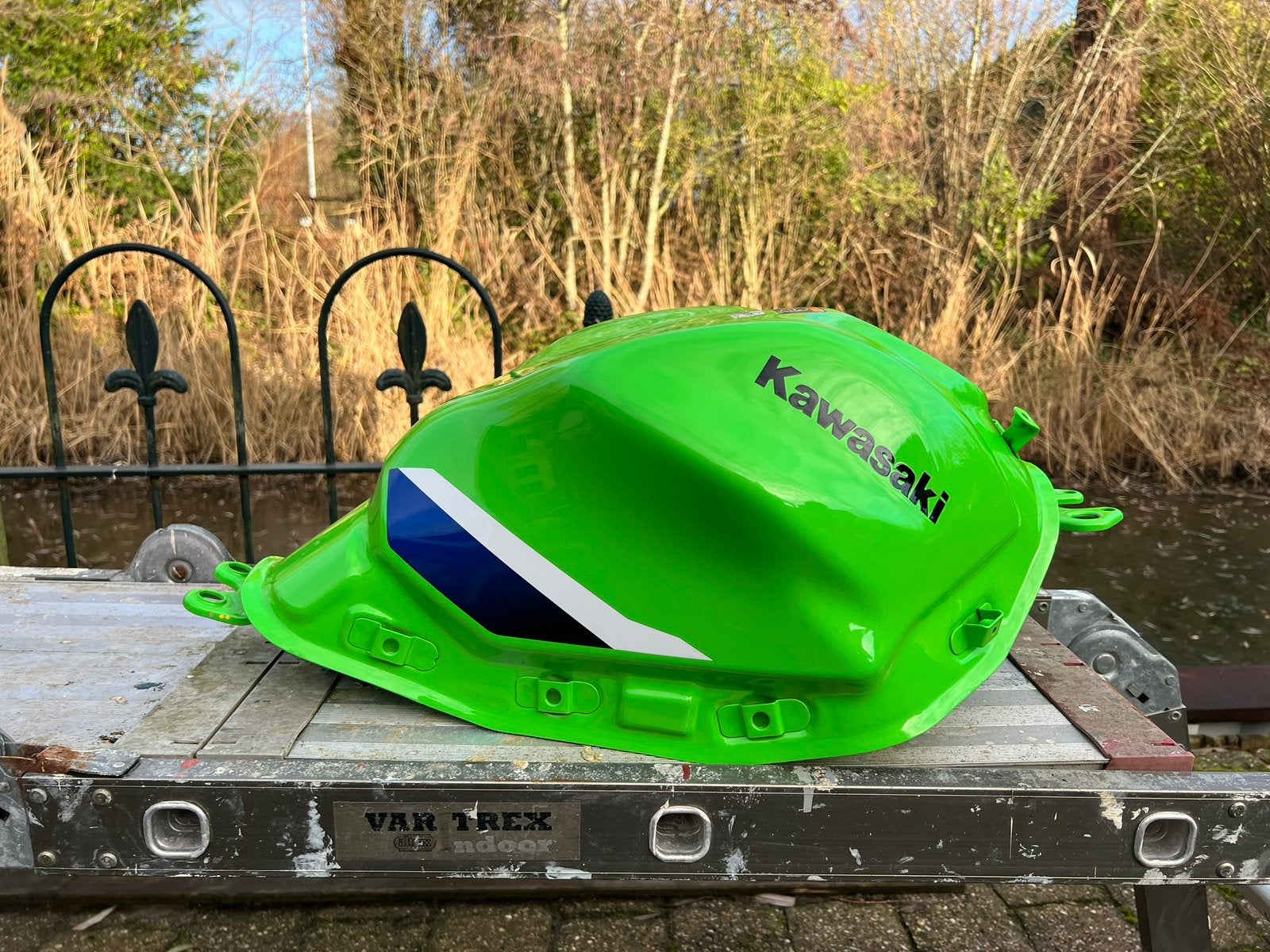 Kawasaki ninja 650 benzine tank, Ophalen of Verzenden, Gebruikt